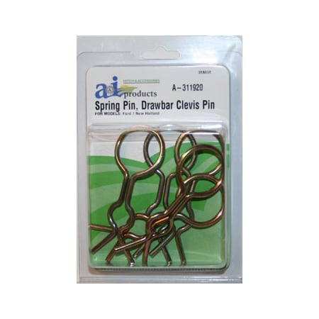 Pin, Drawbar Clevis Spring, 5 Pack 4.5 X4.5 X2